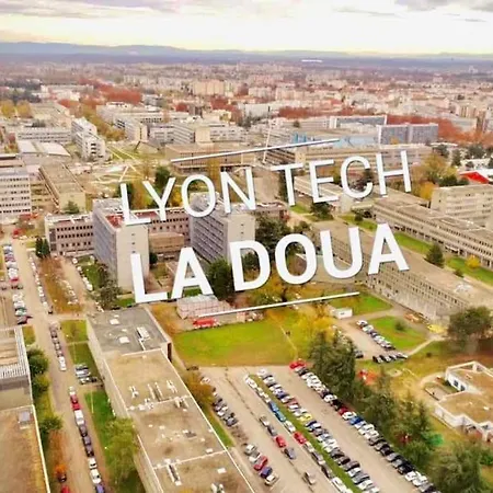 아파트 Lumineux T1 : Balcon, Tv Sat&vod, Proche Part-dieu & Universite 빌뢰르반